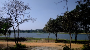 The rejuvenating Agara lake.